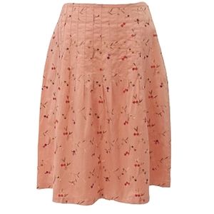 Deborah Murray Y2K Embroidered Pink Cotton Skirt- Sz. Sm